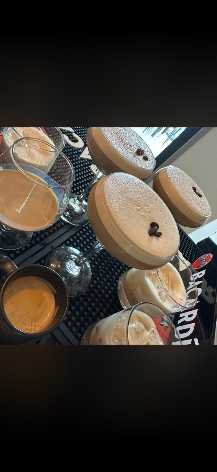 Black Salt espresso martinis