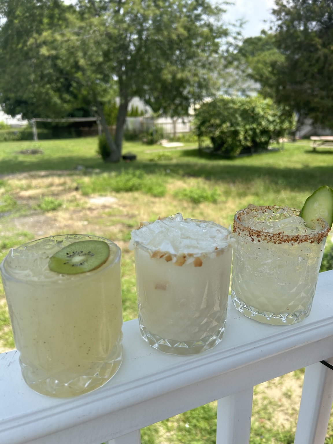 Black Salt cocktail trio